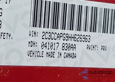 2017 Chrysler 300C Platinum from USA, damaged, VIN 2C3CCAPG9HH626963